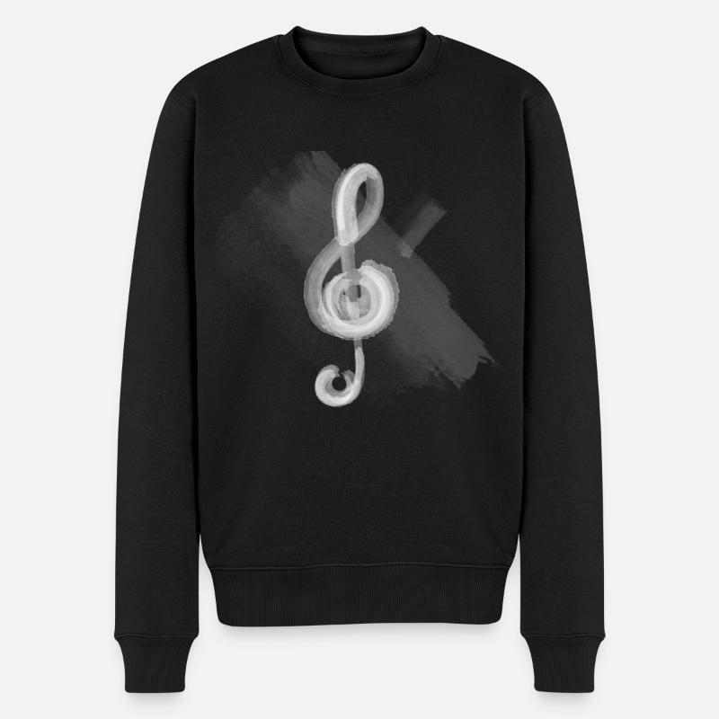 Clé aquarelle - Pull Premium bio Homme - noir