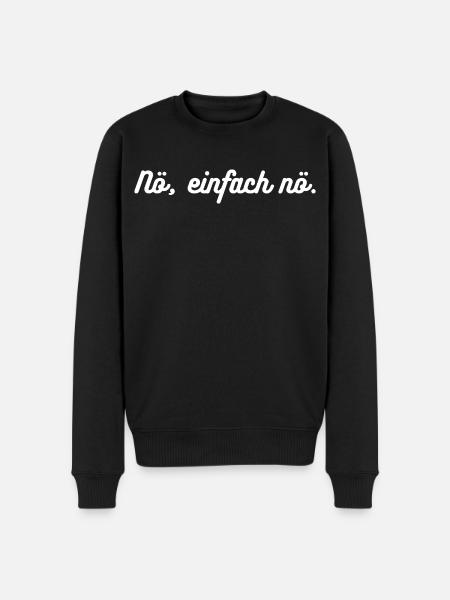 Heimatliebe Nord - Männer Premium Bio Pullover - Schwarz