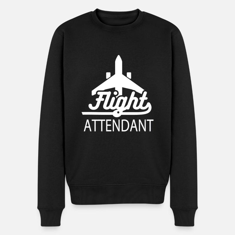 Hôtesse de l'air - Pull Premium bio Homme - noir