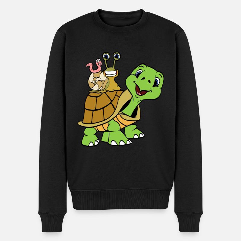 Neuheit Merch. Lustige - Männer Premium Bio Pullover - Schwarz