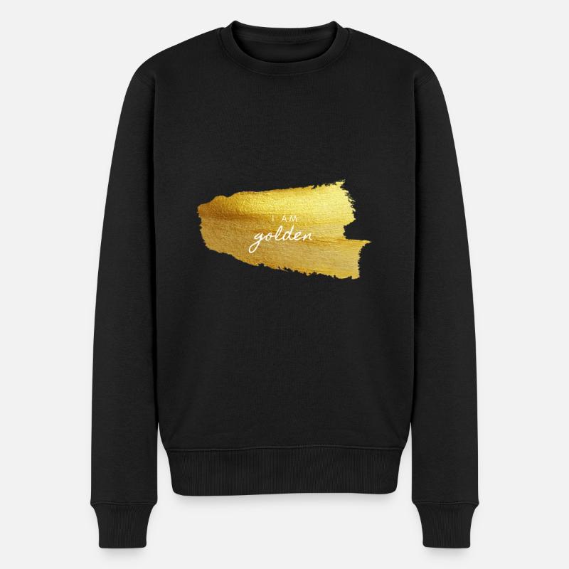 Je suis doré - Pull Premium bio Homme - noir