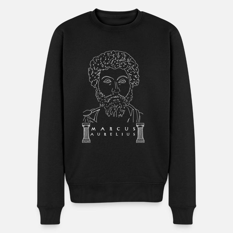 MARCVS AVRELIVS - Pull Premium bio Homme - noir