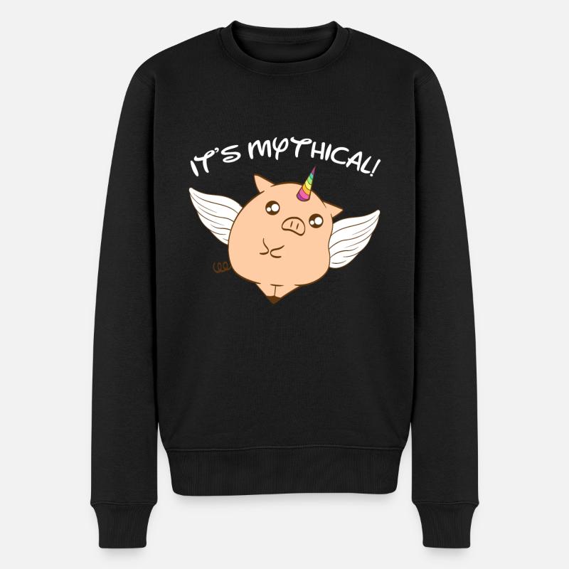 Tshirt cadeau de porc parfait avec une - Pull Premium bio Homme - noir