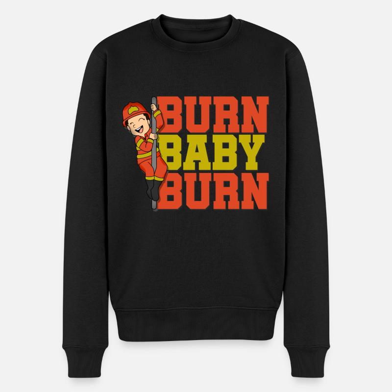 Pompiers Incendie Intervention Pompier Cadeau - Pull Premium bio Homme - noir