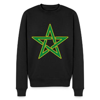 L'étoile marocaine - Pull Premium bio Homme - noir - Devant - Nico (187cm)