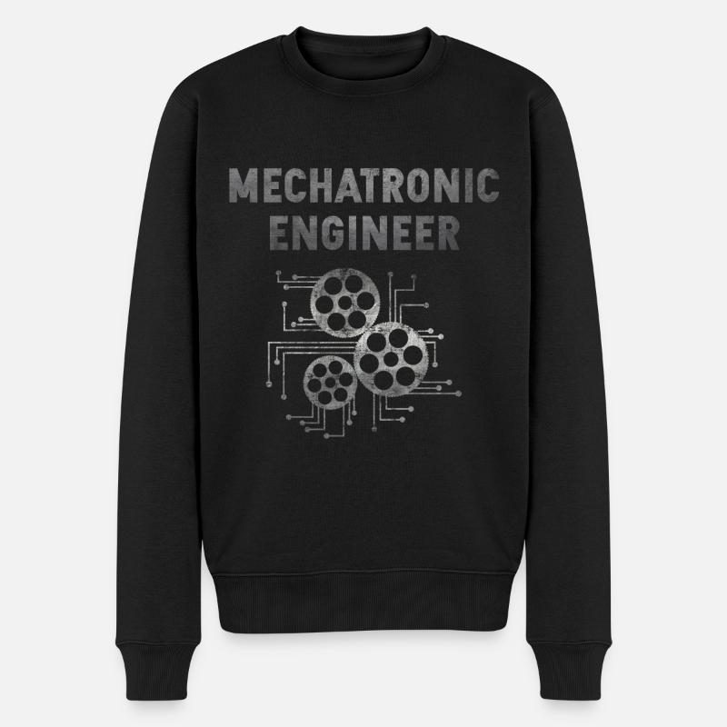 Cadeau ingénieur mécatronique - Pull Premium bio Homme - noir