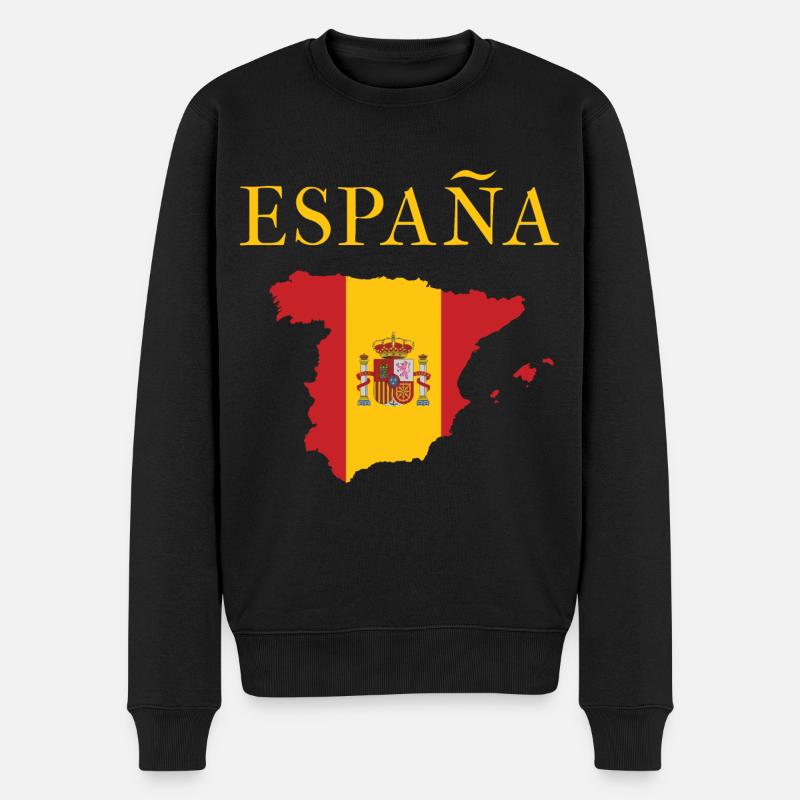 Espagne vacances Espagnole - Pull Premium bio Homme - noir