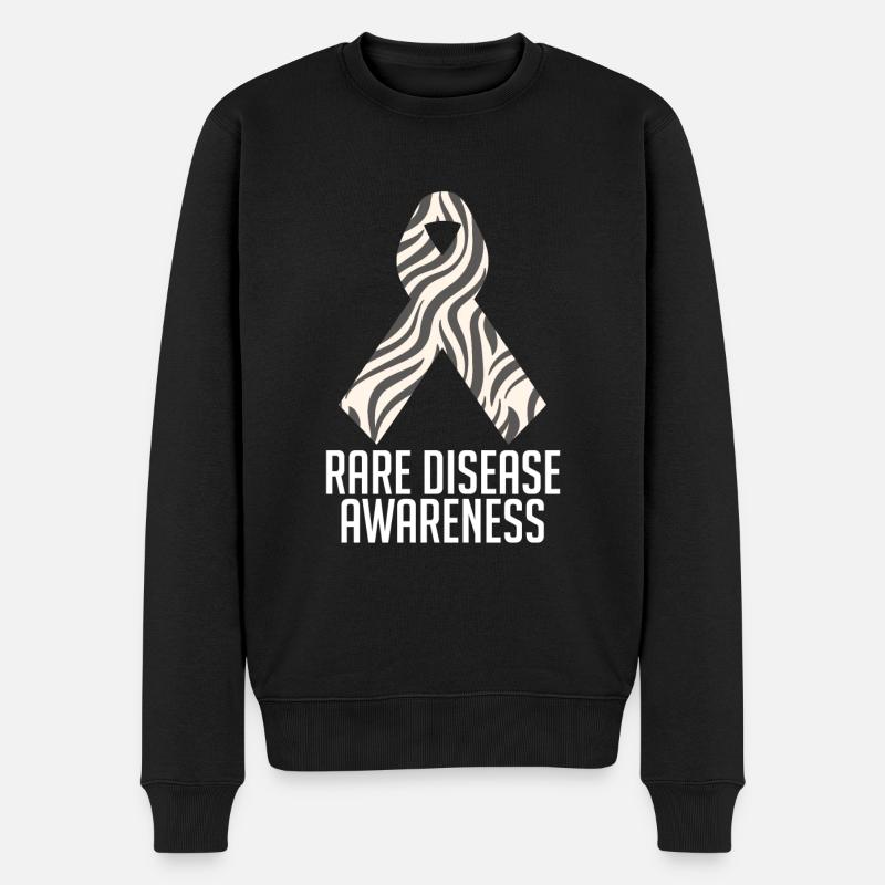 Sensibilisation aux maladies rares Sensibiliser - Pull Premium bio Homme - noir