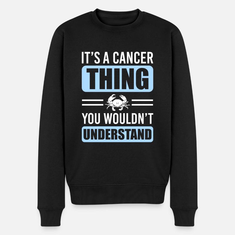 Superstition de l’astrologie du cancer - Pull Premium bio Homme - noir
