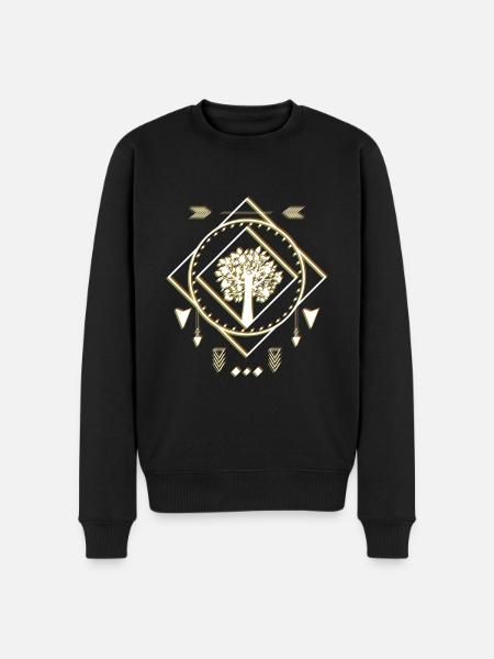 Symbol Sprituell Stars Meaning - Men's Premium Organic Jumper - black