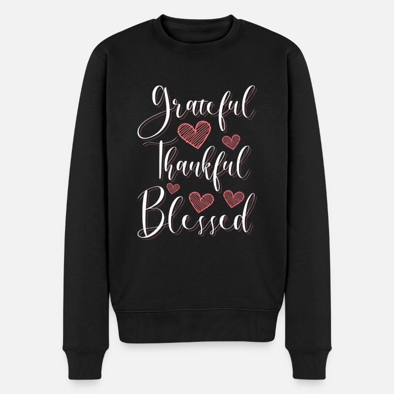 Cloverleaf Joie Amour - Pull Premium bio Homme - noir