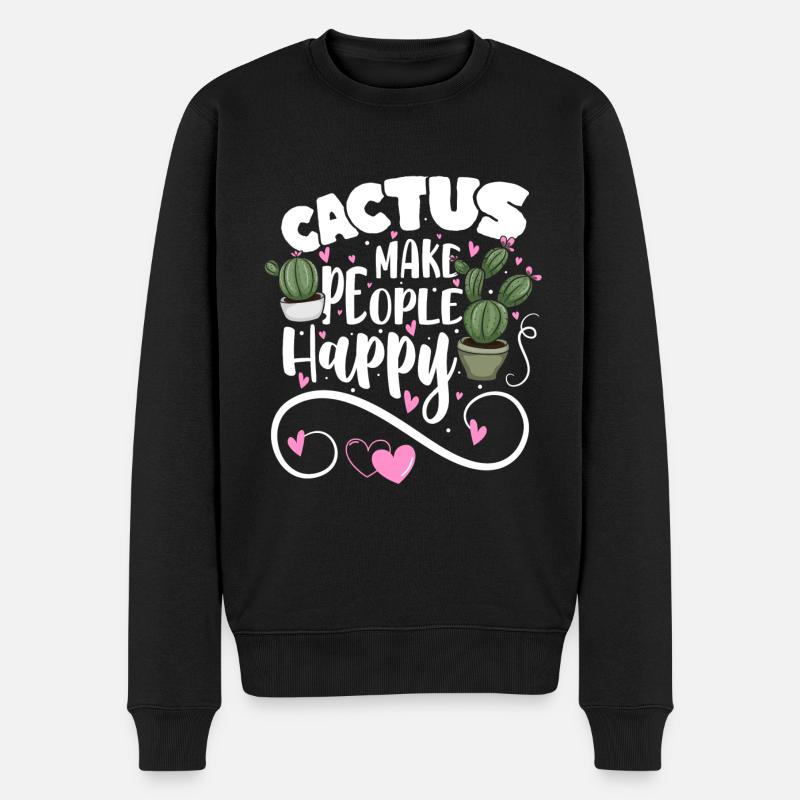 Cactus épineux Mexique - Pull Premium bio Homme - noir