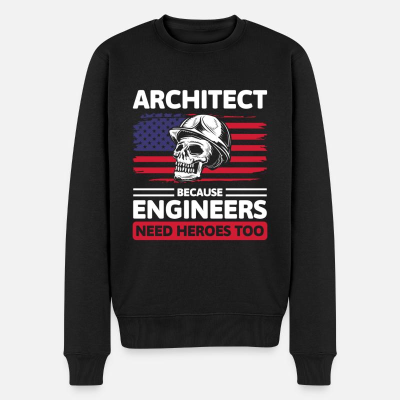 Architecture Design Studies Construction - Pull Premium bio Homme - noir