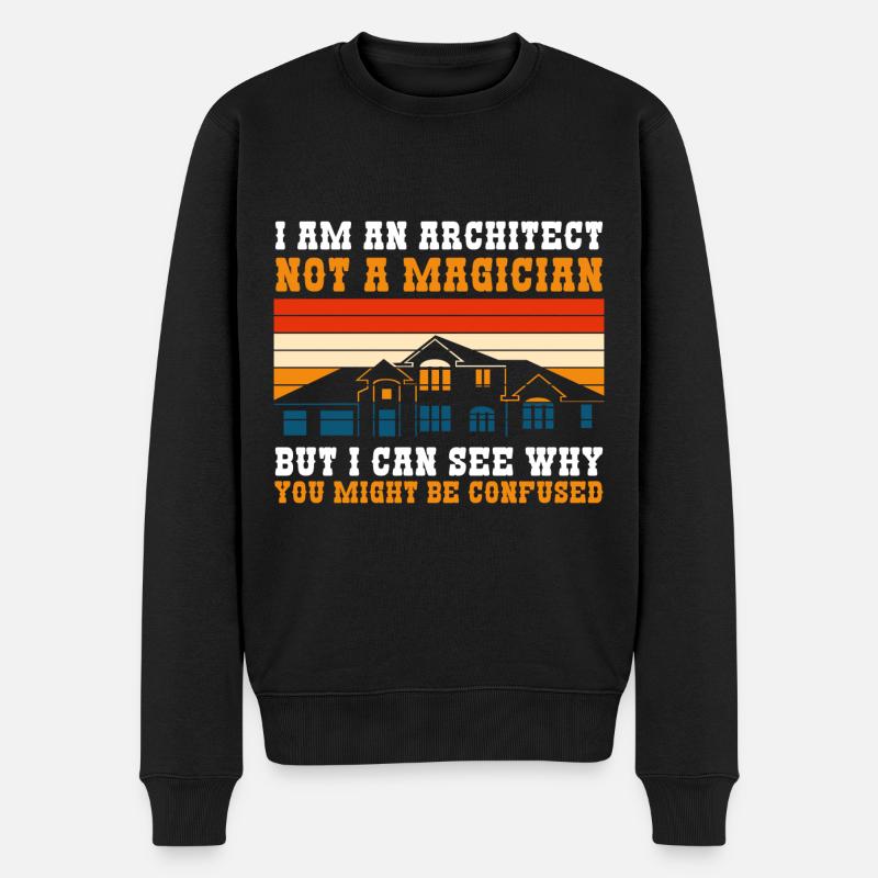Profession d’architecte Hôte Master Builder - Pull Premium bio Homme - noir
