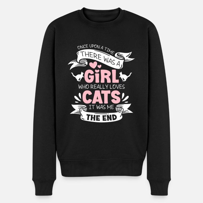 Maître Tigre Chat - Pull Premium bio Homme - noir