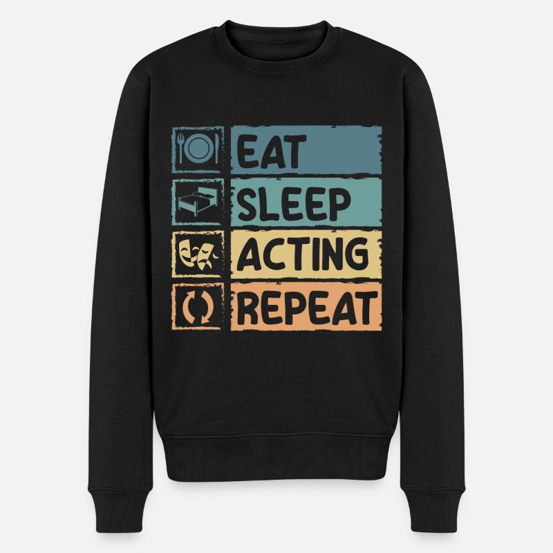 Comédie d’interprétation d’acteur - Pull Premium bio Homme - noir