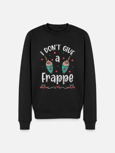 No Interest Attitude Aversion Life - Men's Premium Organic Jumper - black