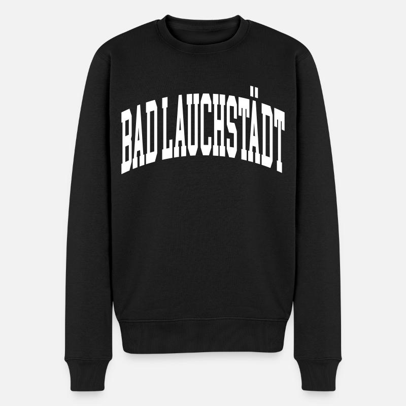 Bad Lauchstädt - Pull Premium bio Homme - noir