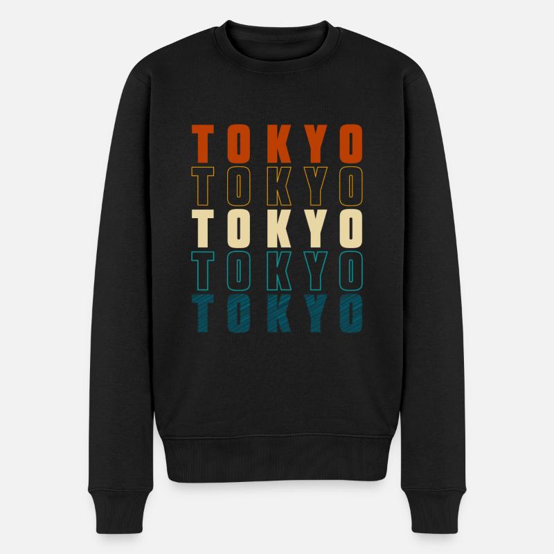 Tokyo Culture Temple - Pull Premium bio Homme - noir