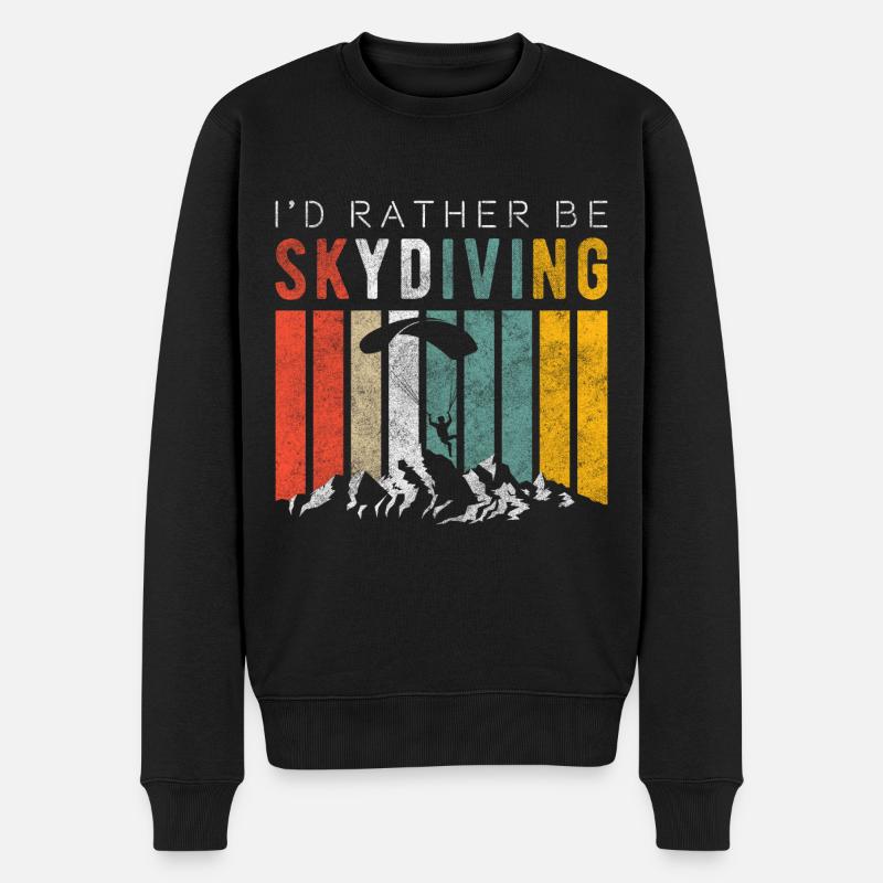 Parachute Adrénaline - Pull Premium bio Homme - noir