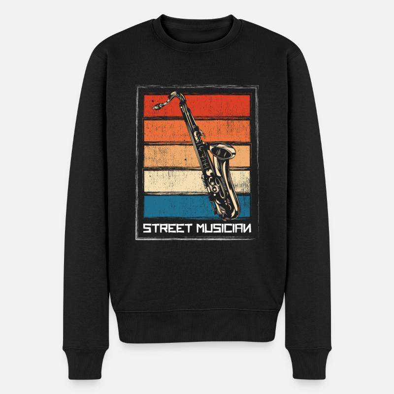 Artiste d’instruments de musique - Pull Premium bio Homme - noir