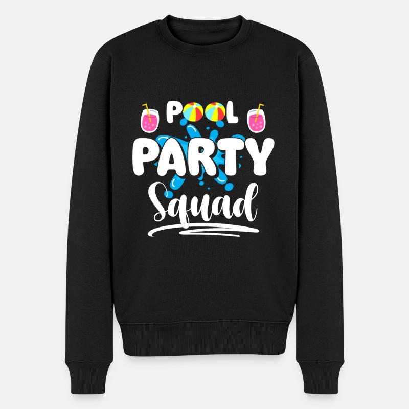 Party Party Monster Summer - Pull Premium bio Homme - noir