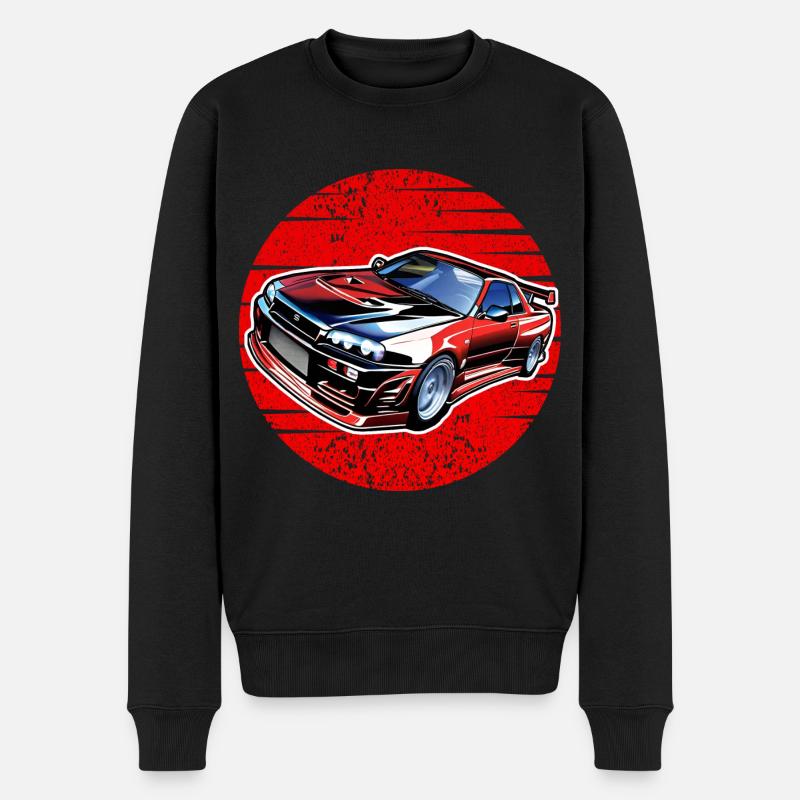 Jdm / Tuning / Turbocompresseur / Jantes / Chiptuning - Pull Premium bio Homme - noir