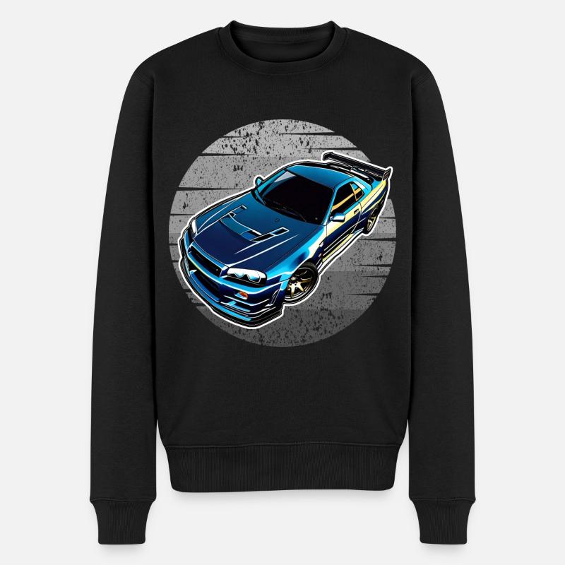 Jdm / Tuning / Turbocompresseur / Jantes / Chiptuning - Pull Premium bio Homme - noir