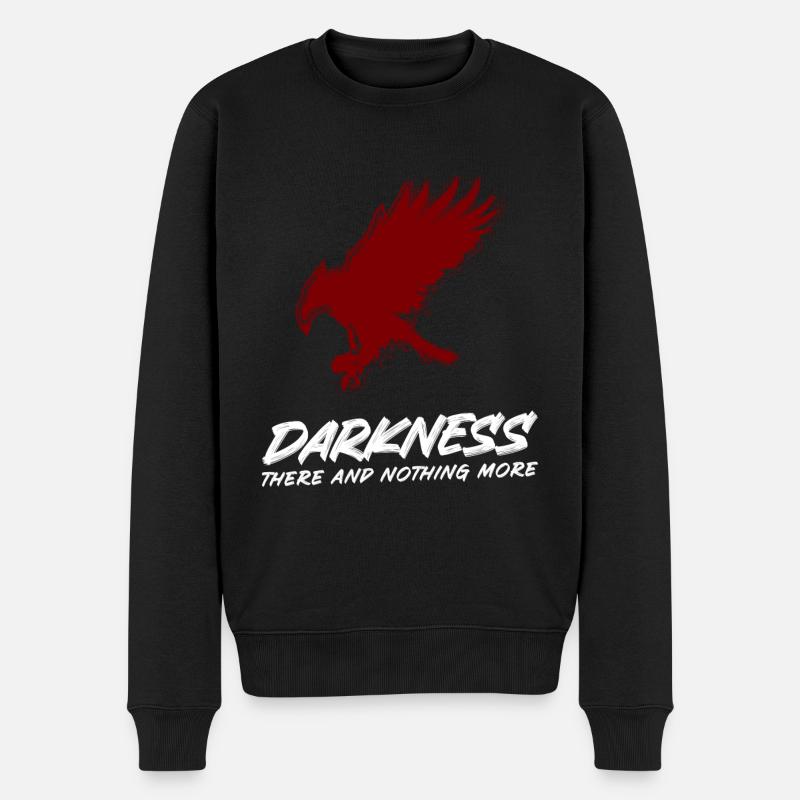 Mythologie Odin Schwarz Dichter - Männer Premium Bio Pullover - Schwarz