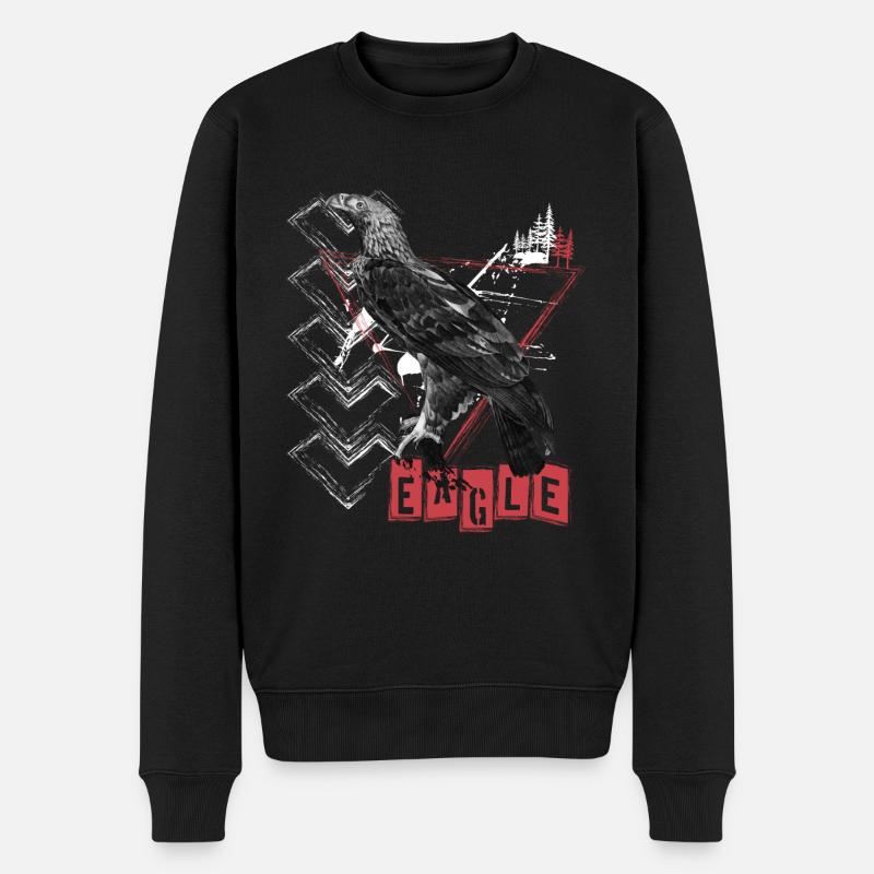 Tatouage Crâne Hardcore Sauvage - Pull Premium bio Homme - noir