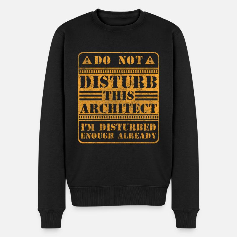 Bureau d’Ingénieur Architecte - Pull Premium bio Homme - noir