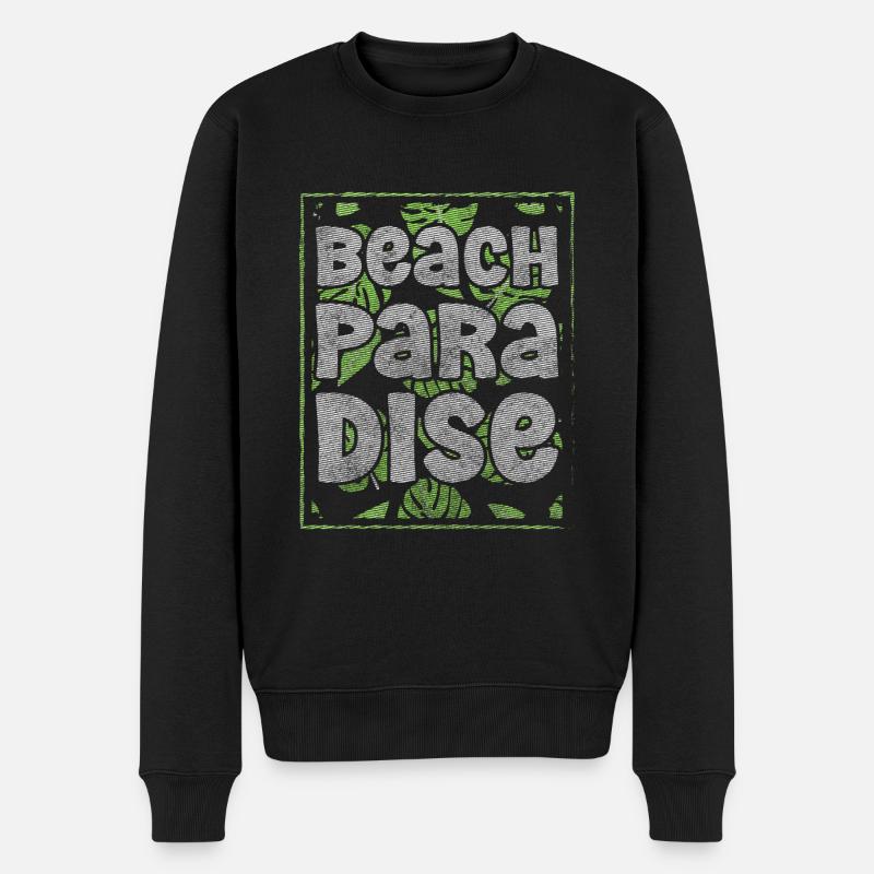 Vacances Mer Surf Nature - Pull Premium bio Homme - noir
