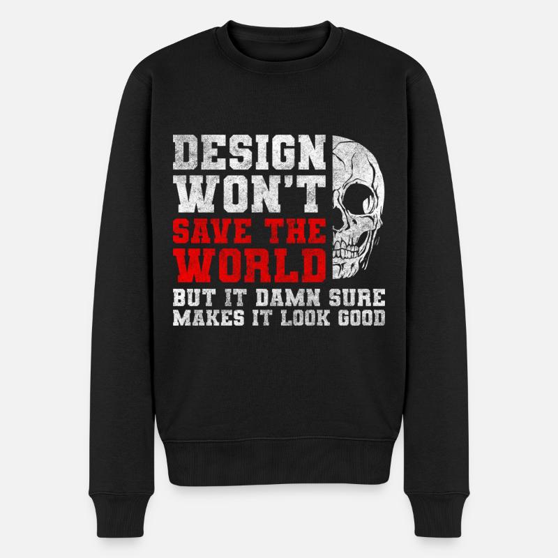 Dessins d’art - Pull Premium bio Homme - noir