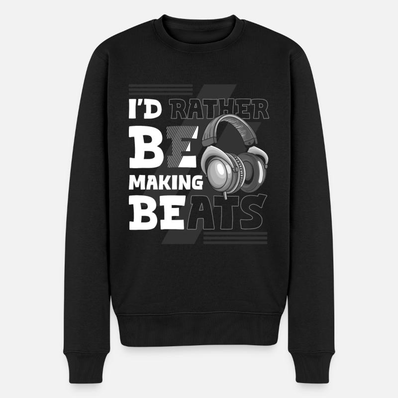 Fête de la musique Rave - Pull Premium bio Homme - noir