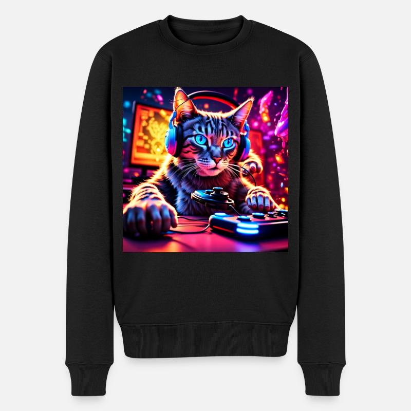 Cat Gaming Gaming - Pull Premium bio Homme - noir