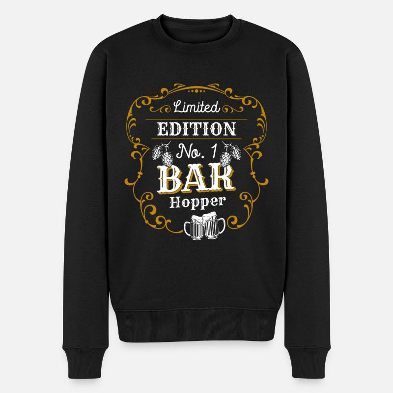 Bar Hopping Bar Dancing - Men's Premium Organic Jumper - black