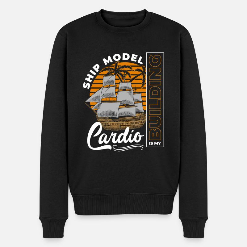 Modélisme Bateau Modèle Ancre D’eau - Pull Premium bio Homme - noir