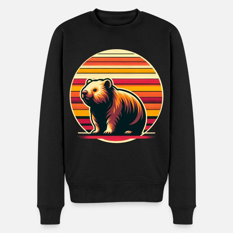 Wombat - Pull Premium bio Homme - noir