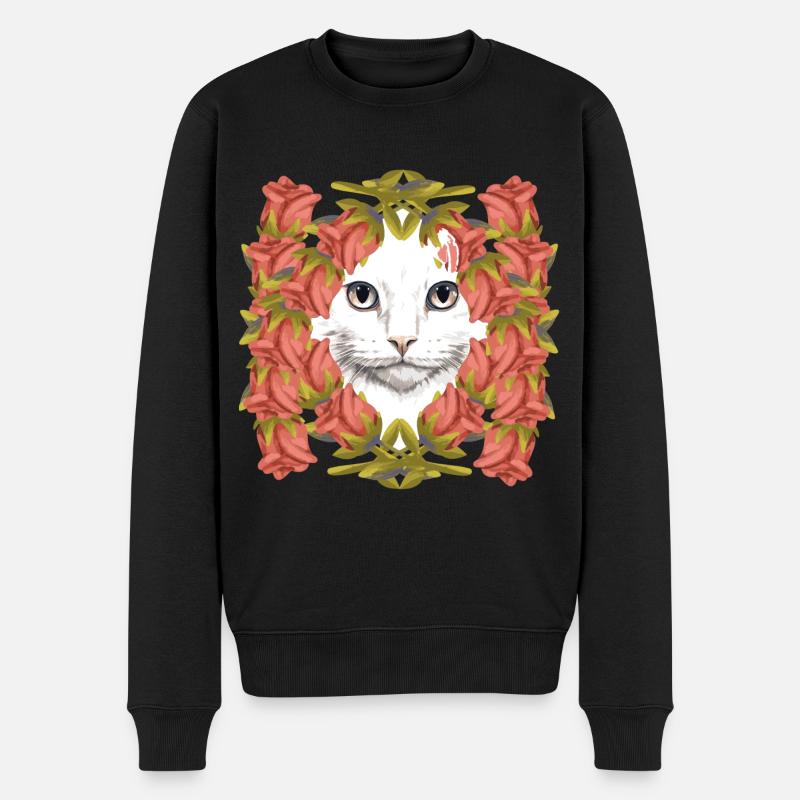 Chat Chats Chaton Anniversaire - Pull Premium bio Homme - noir