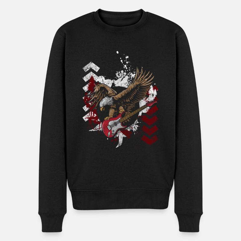 Tatouage motif crâne - Pull Premium bio Homme - noir