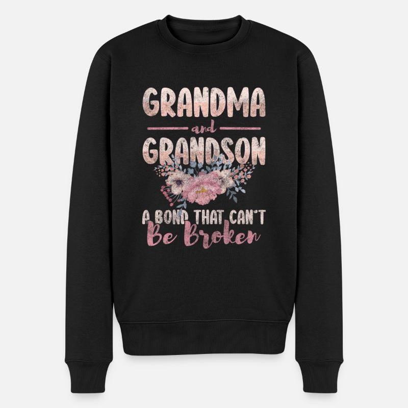 Grands-parents Hôtel Bébé - Pull Premium bio Homme - noir