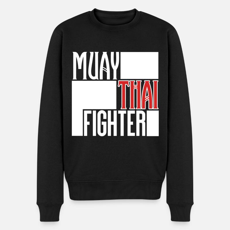 Combattant de Muay Thai - Pull Premium bio Homme - noir