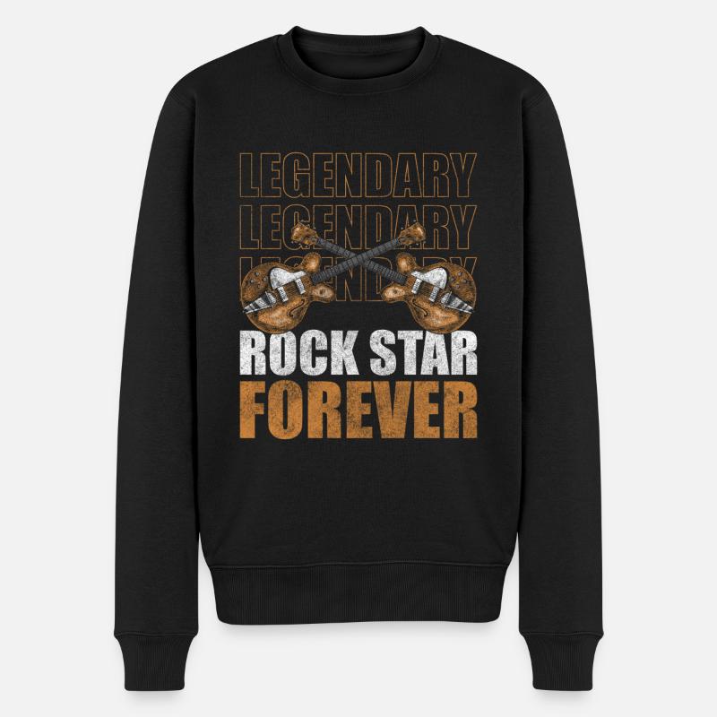 Musique rock Musique - Pull Premium bio Homme - noir
