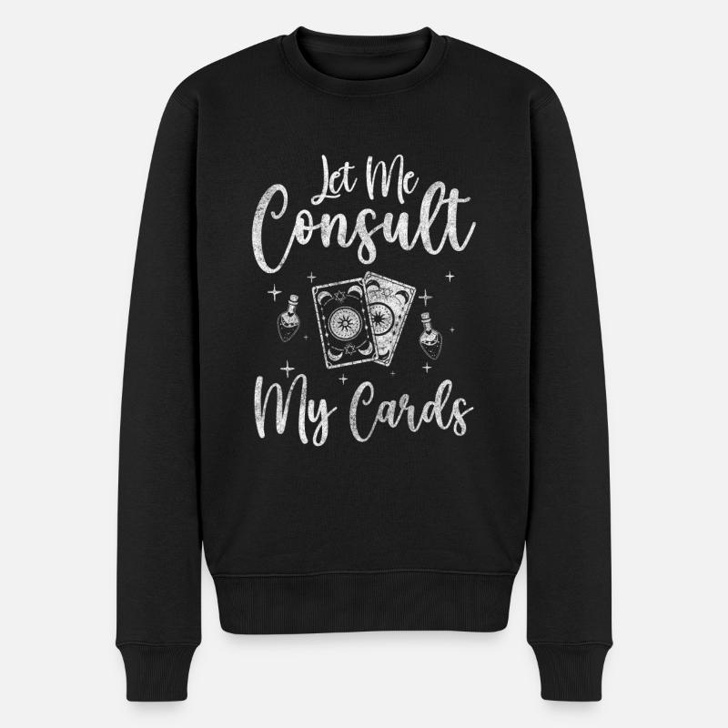 Psychics Divination Boule de verre - Pull Premium bio Homme - noir