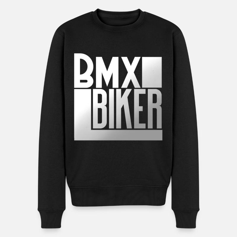 Bmx - Männer Premium Bio Pullover - Schwarz