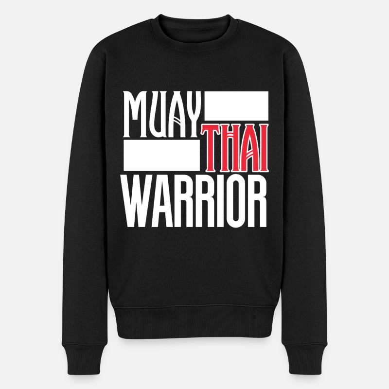 Muay Thaï - Pull Premium bio Homme - noir