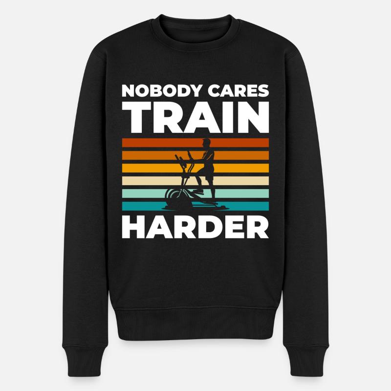 Entraîneur musculaire d’entraînement - Pull Premium bio Homme - noir
