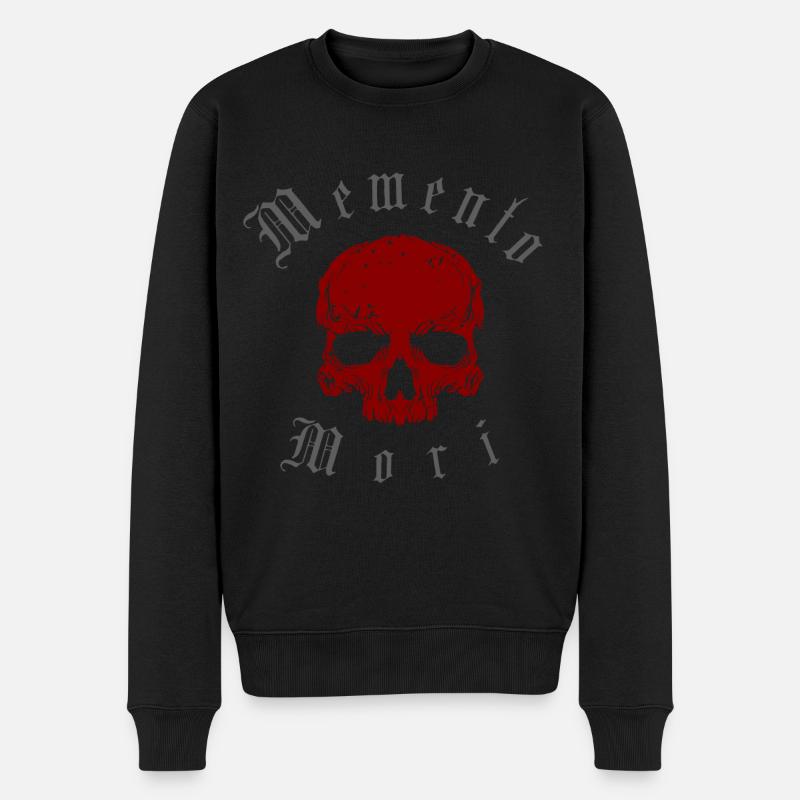 Crâne - Memento Mori - Pull Premium bio Homme - noir