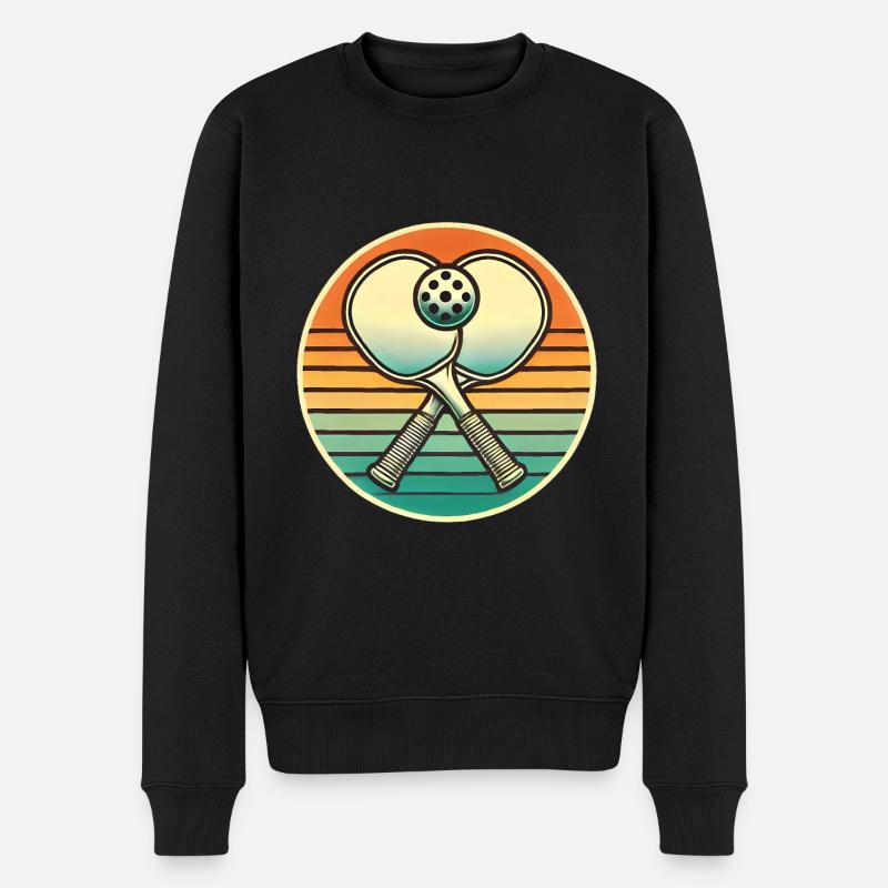 Retro_Pick - Pull Premium bio Homme - noir