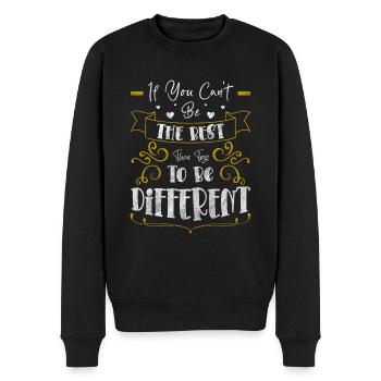 Individuel Différent Respect Spécial - Pull Premium bio Homme - noir - Devant - Nico (187cm)